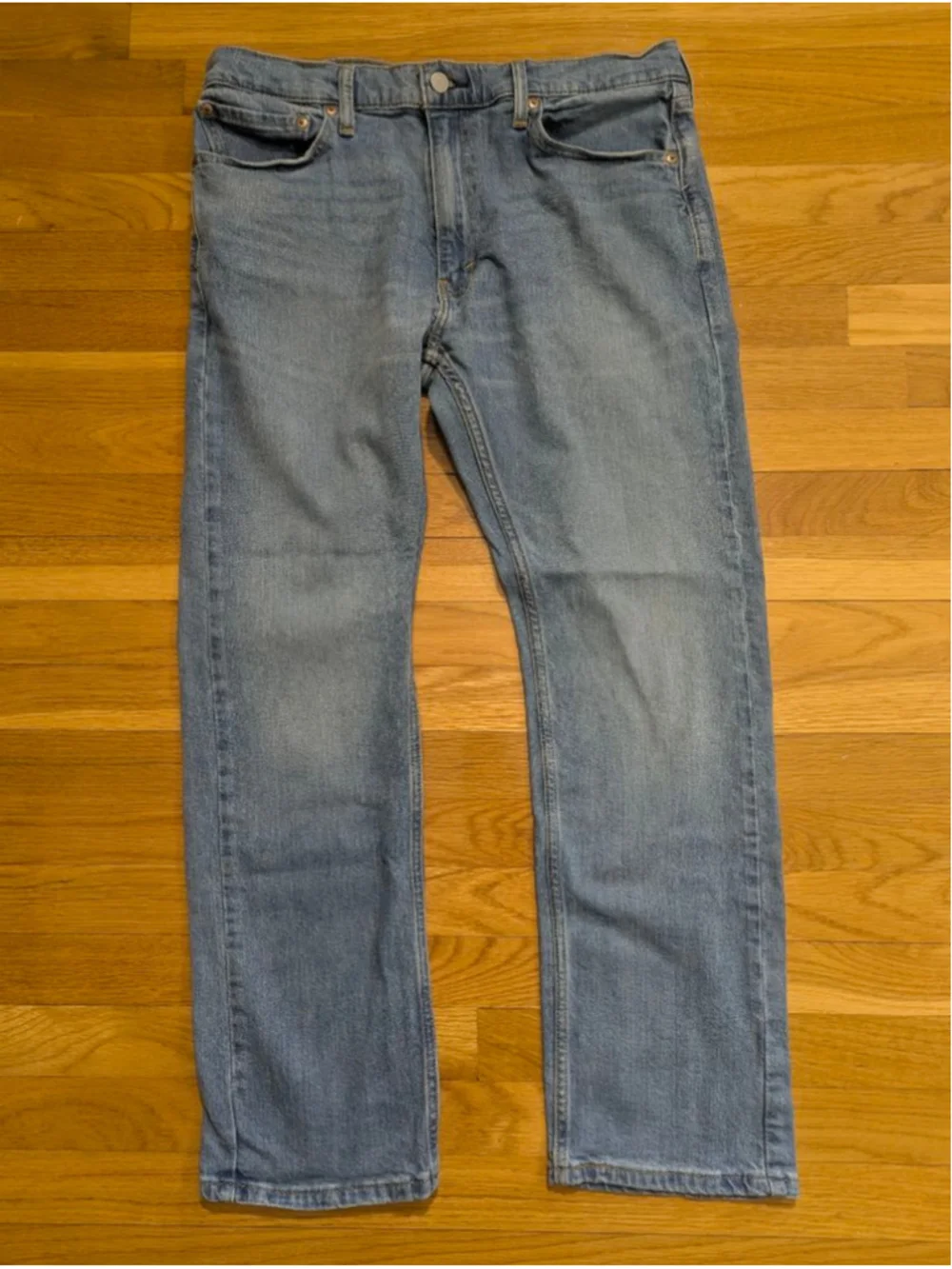 Levi's 513 Straight Jeans 36 x 30 Light Wash